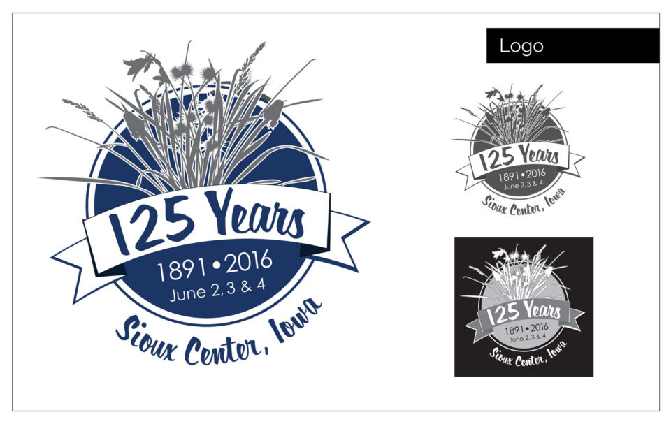 Professional Logo Design Northwest Iowa - Agency Two Twelve designed these logos as part of an ad design for the local papers